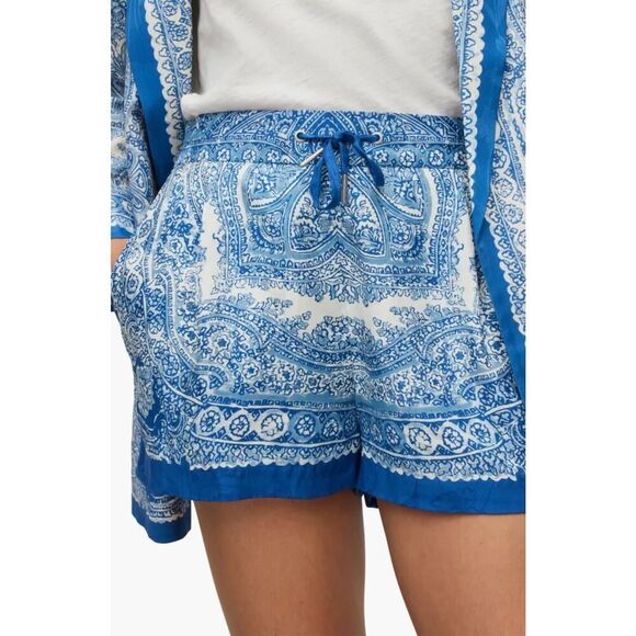 All Saints Aleida Rafaela Paisley Print Shorts - Size 4 - NWT - Picture 3 of 6